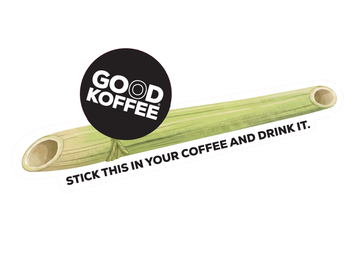 GOOD KOFFEE bamboo graphic